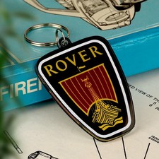 Rover Badge Keyring Classic
