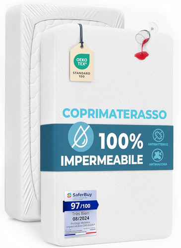 Coprimaterasso lettino 60x120 - coprimaterasso,