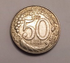 Moneta 50 lire piccola 1999