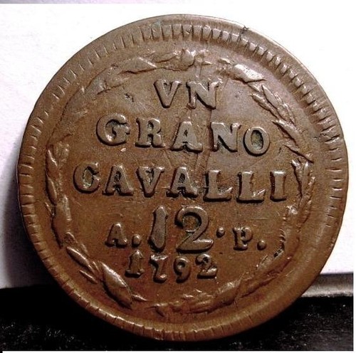 Napoli ferdinando grano da - iv,