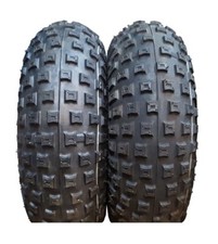 2 COPERTONI 145 70 6 TACCHETTATI 6 TELE QUAD MINIQUAD RUOTE PNEUMATICI RIMORCHIO