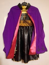 Anna Frozen 2 Costume Vestito Con Mantello Vestire Bambino Taglia 4-6X