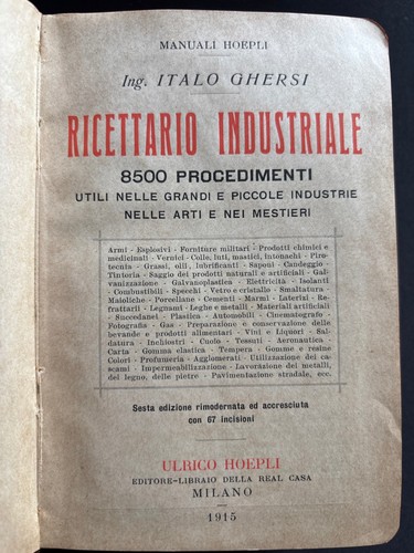 Italo ghersi ricettario - italo,