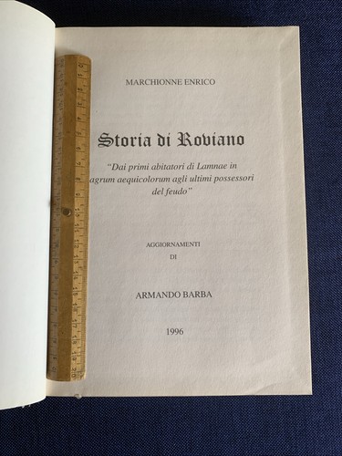 Marchionne storia roviano - storia, di