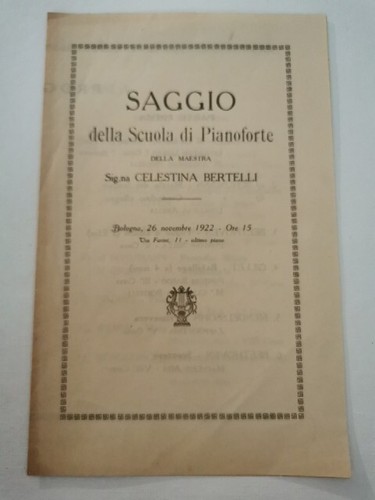 Saggio scuola pianoforte - pianoforte, c