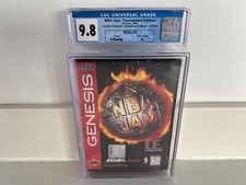 NBA Jam: Tournament Edition (Sega Genesis) CGC 9.8 A+ Nuovo Sigillato Classificato WATA 1°