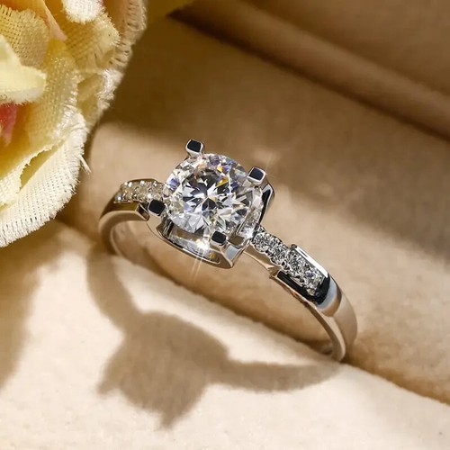 Anello solitario mod - anello,