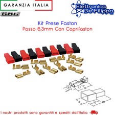 Kit Prese Faston Passo 6,3mm