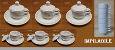 6 PEZZI TAZZE IMPILABILE +