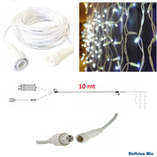 prolunga per luci di natale a led da esterno tenda luminosa natalizia bianco m f