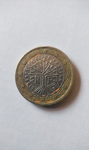 Moneta rara euro francia - da,
