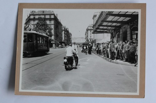 Fotografia incidente moto tram