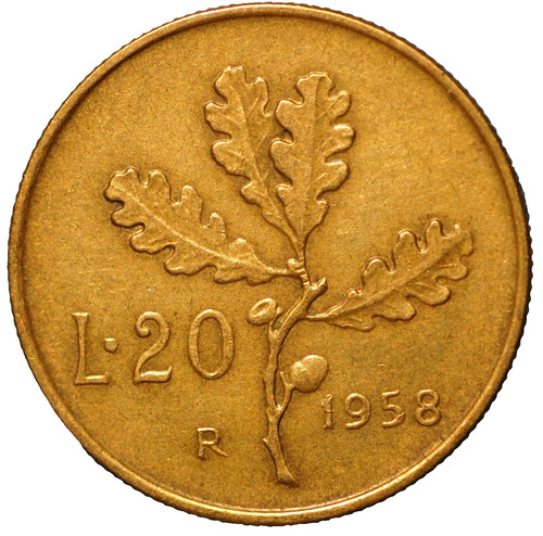 Italy lire 1958 - italy,