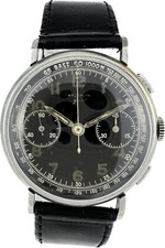 Orologio da polso uomo cronografo vintage Rona Sport militare WW2 Angelus 215 funzionante