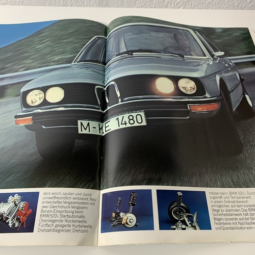 Bmw 520 e12 brochure - bmw,