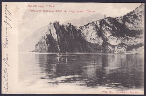 Cartolina lago iseo - cartolina, d'iseo