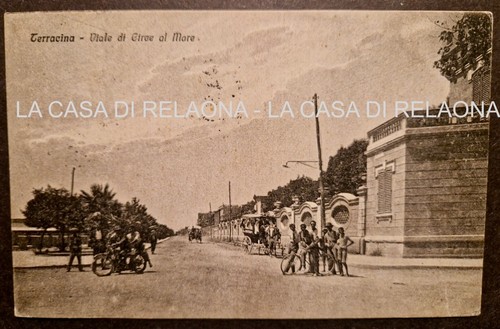 Cartolina terracina viale - terracina, di
