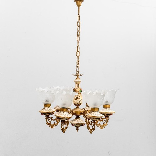 Lampadario luci in metallo - a, 6