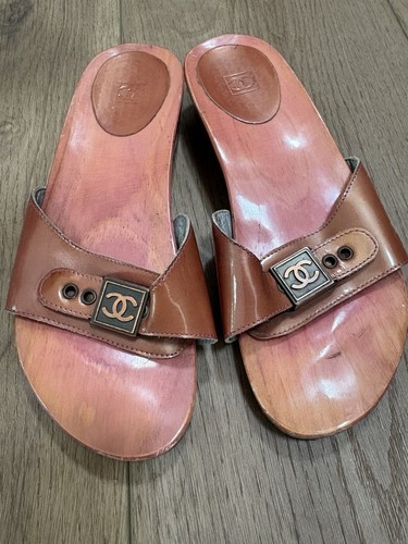 Chanel mules blush rosa taglia - rosa,