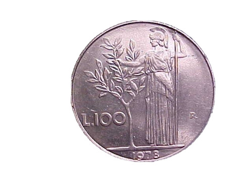 1978 italy 100 lire - 100,