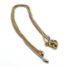 BRACCIALE TRITTICO IN ORO 18KT