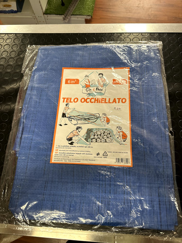 Telo occhiellato nuovo 6mq - occhiellato,, nuovo,