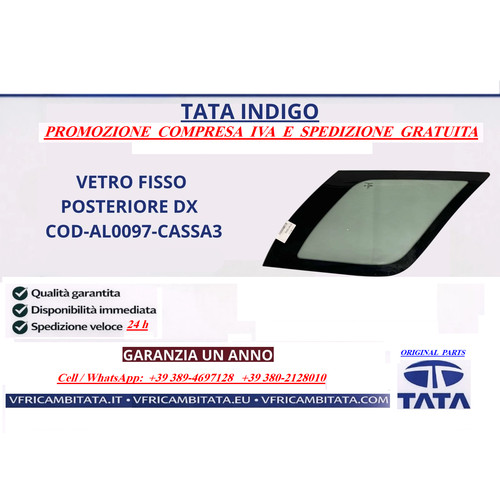 Tata indigo vetro fisso post - indigo,