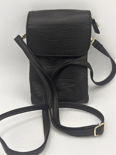 Portafoglio tracolla nero - tracolla,
