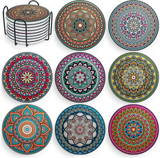 Set Di 8 Sottobicchieri Con