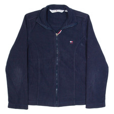 Giacca In Fleece Blu Tommy