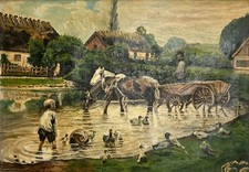 Quadro a Olio Impressionista