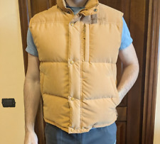 Timberland Piumino uomo imbottito piume d'oca Cappotto smanicato Beige Tg L