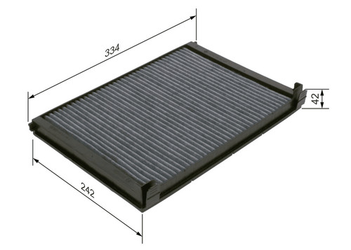Filtro aria abitacolo per - , daf