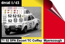 71 52 DECAL 1/43 24h Spa 1971