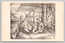 Sacra Famiglia incisione di