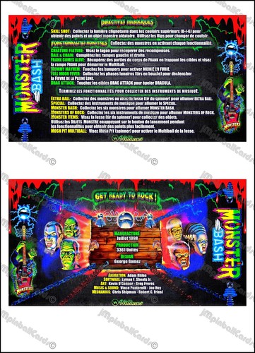 Williams monster bash 1998 - williams,
