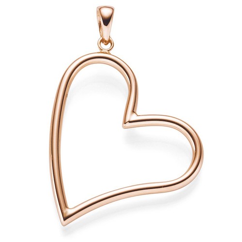 Ciondolo cuore 585 vero oro - cuore,