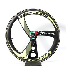 URSUS CABRERA RUOTA ANTERIORE TRISPOKE TUBOLARE 700C PISTA BICI CRONOMETRO TT