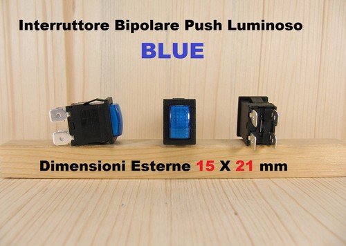 Interruttore bipolare push - interruttore,
