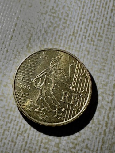 Moneta centesimi francia - moneta,