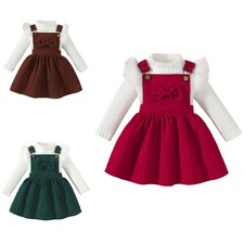 Tuta bambina top a costine
