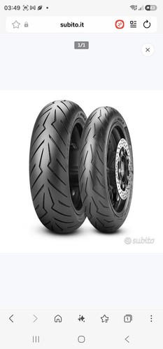 Coppia gomme pirelli diablo - gomme,