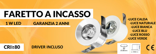 Faretto incasso segnapasso - , ad