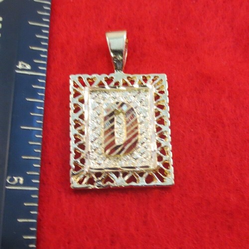 14kt oro 5cm incastonato - 14kt, 3.5cm