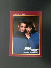 CARD STAR TREK THE NEXT GENERATION EDIZIONE IMPEL 1991 n 56 NUOVA NEW
