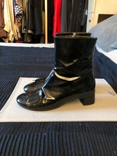 FRATELLI ROSSETTI LUSSO STIVALETTI BLACK PATENT ORIGINAL 38,5 EUR 8,5 US 5,5 UK