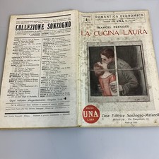 Romantica Economica Romanzo numero 1 La cugina Laura di M. Prevost Sonzogno 1924