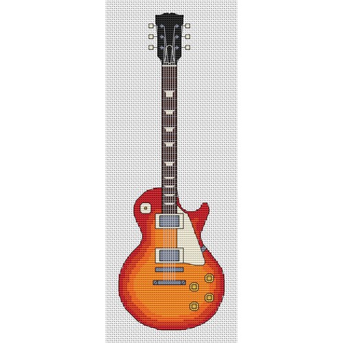 Design punto croce chitarra