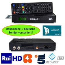 Tivusat Ricevitore HD con Scheda Attivata ✅ DigiQuest Ti9 SAT DECODER TV SAT RAI+