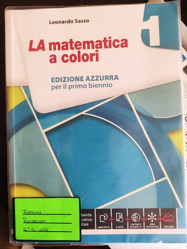Matematica colori 1 - matematica,